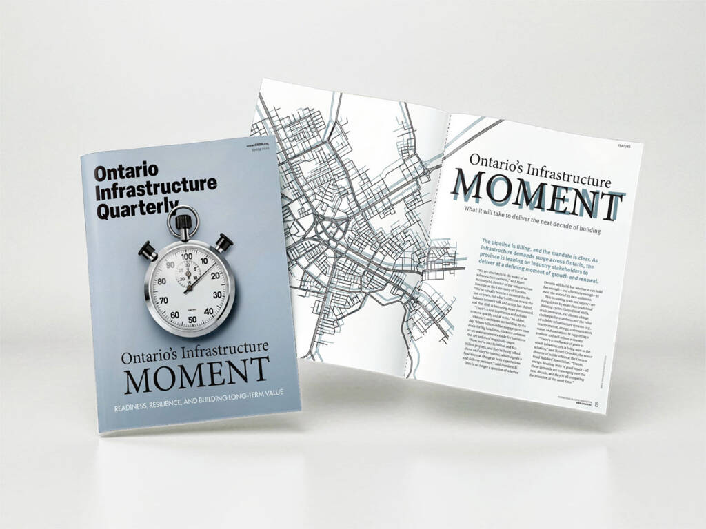 Cover and inside spread of OIQ issue, Spring 2026