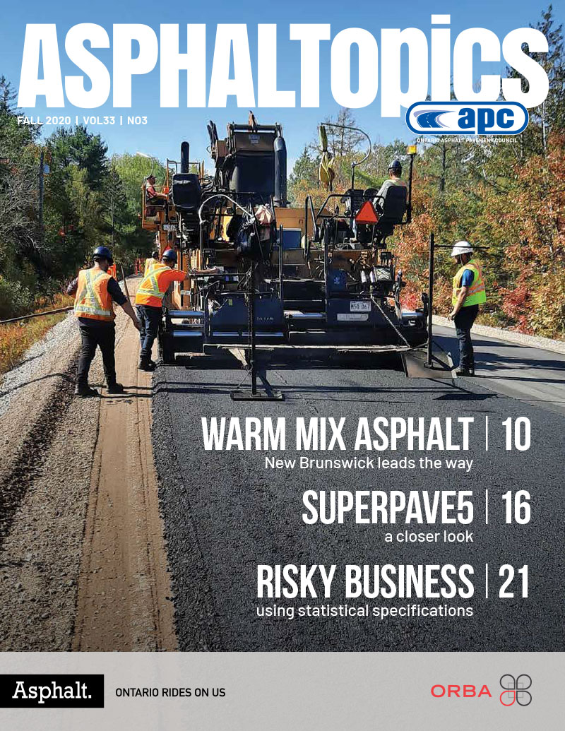 Cover of AsphalTopics Fall 2020