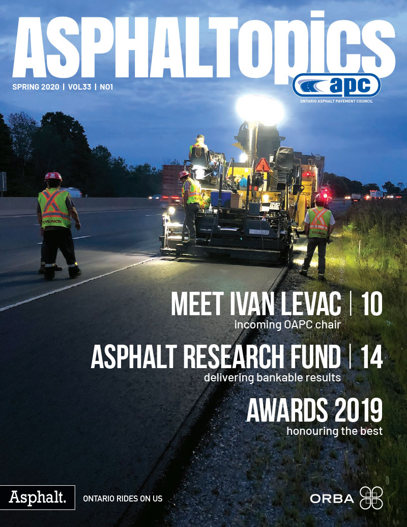 Cover of AsphalTopics Spring 2020