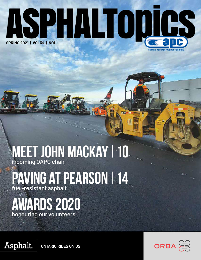 Cover of AsphalTopics Spring 2021