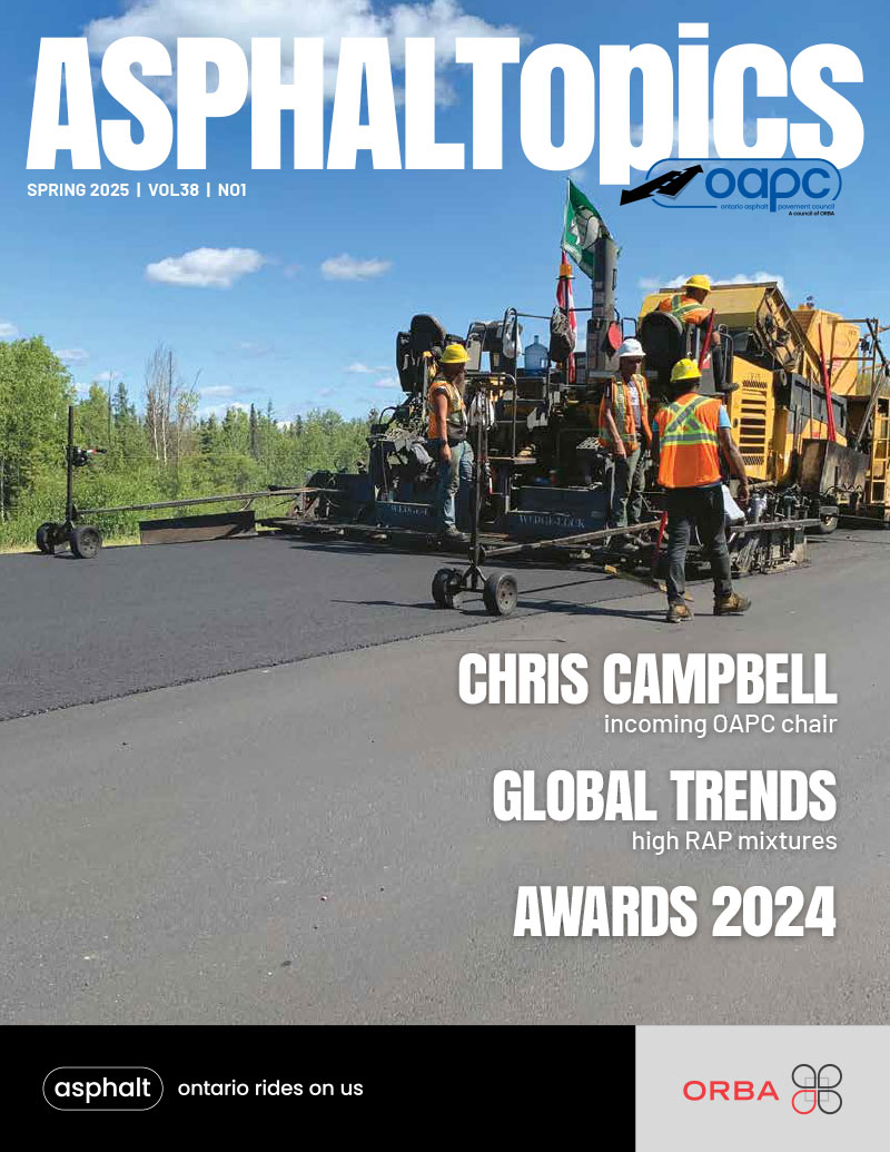Cover of AsphalTopics Spring 2025