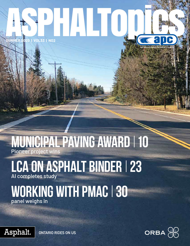 Cover of AsphalTopics Summer 2020