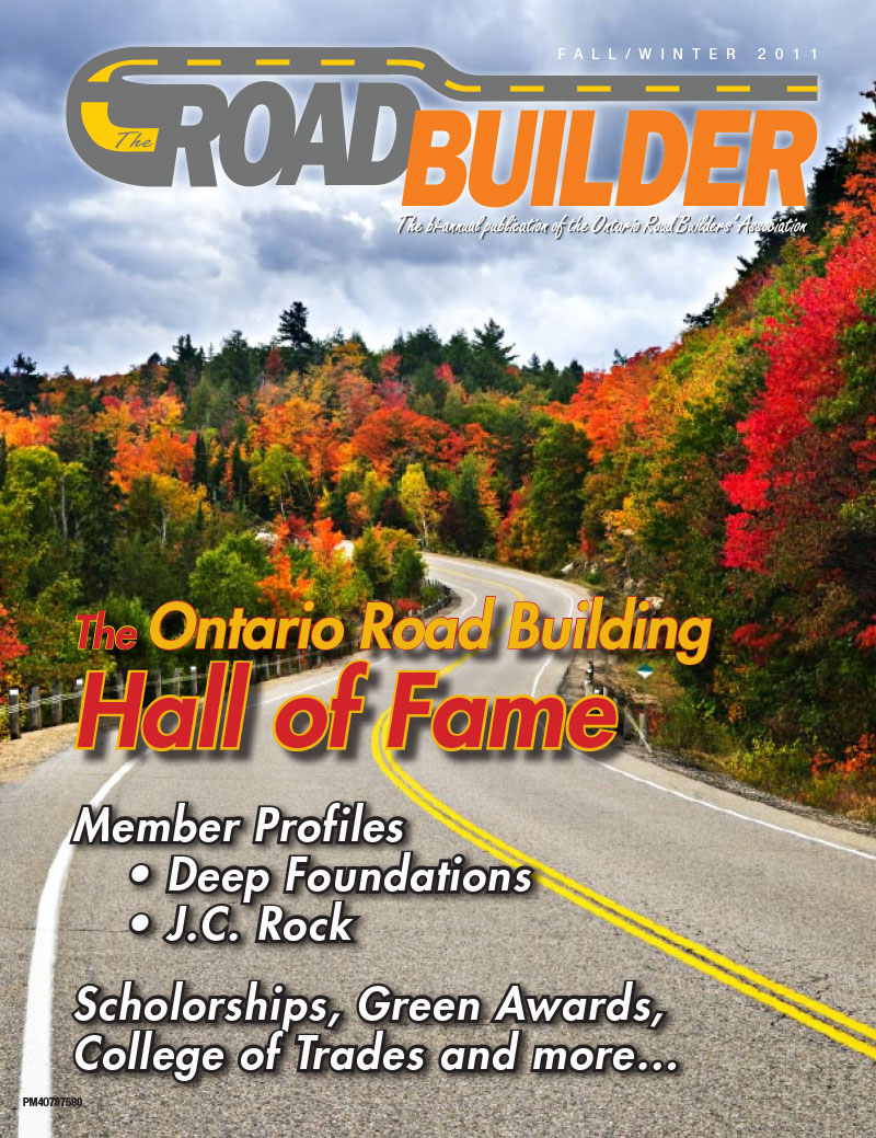 Cover of RoadBuilder • Fall 2011