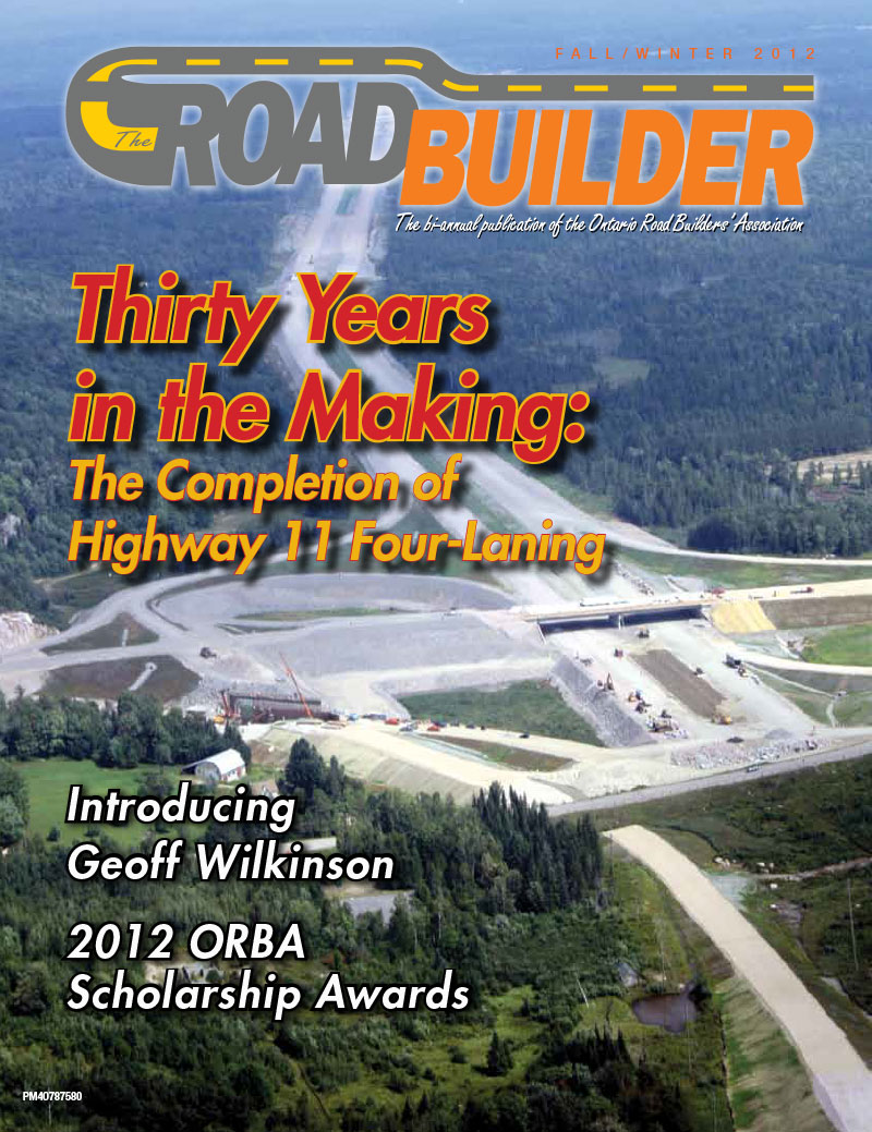 Cover of RoadBuilder • Fall 2012
