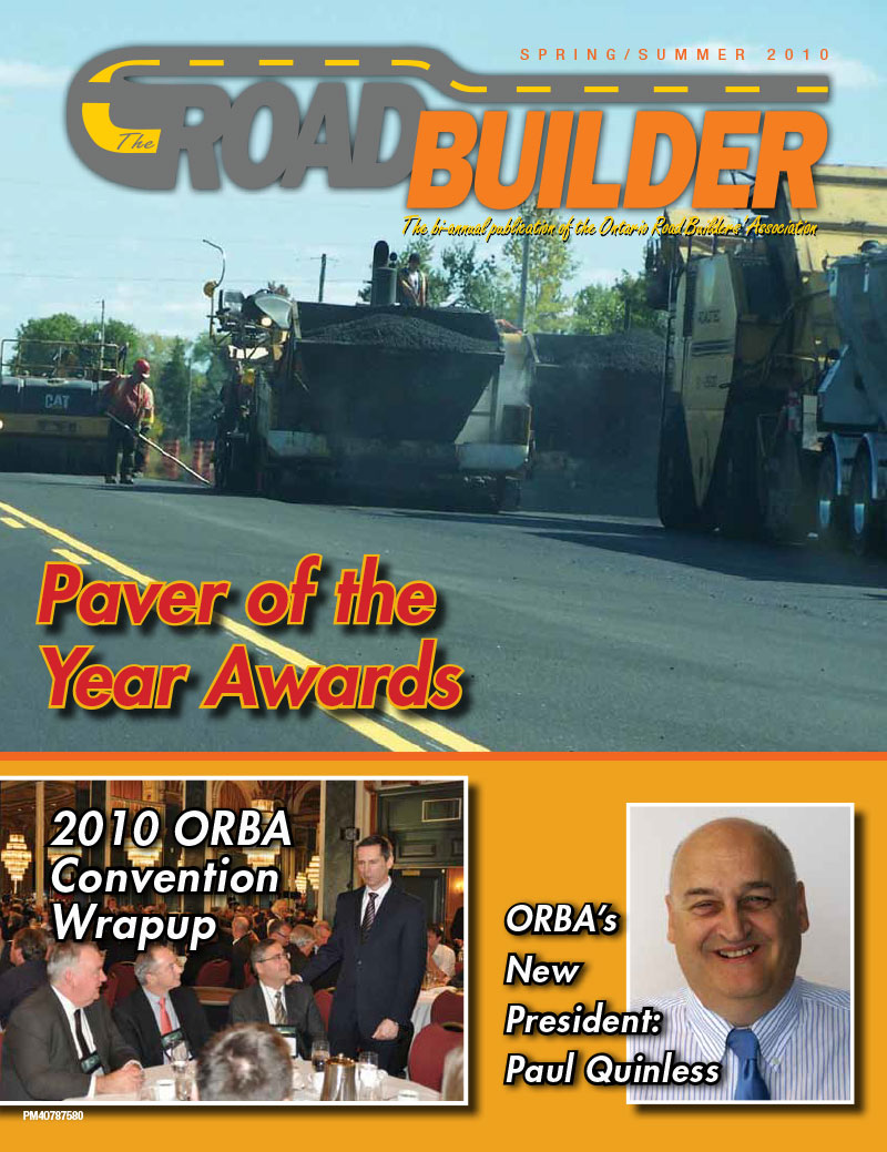 Cover of RoadBuilder • Summer 2010