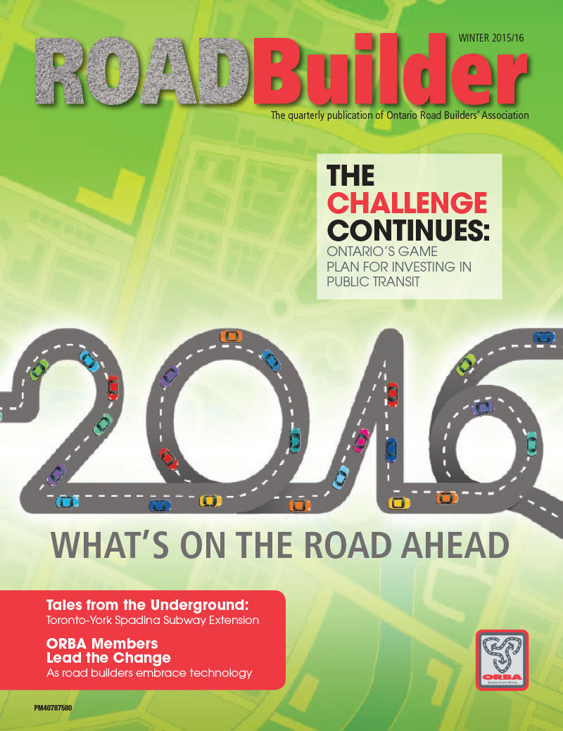 Cover of RoadBuilder • Spring 2015