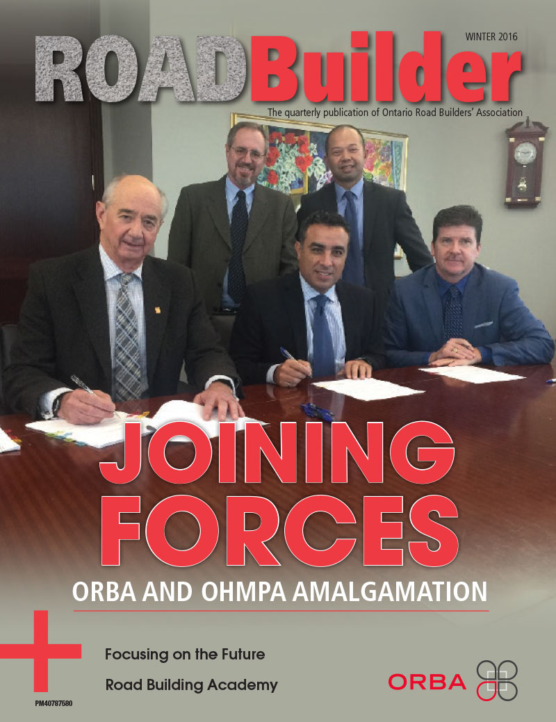 Cover of RoadBuilder • Spring 2016