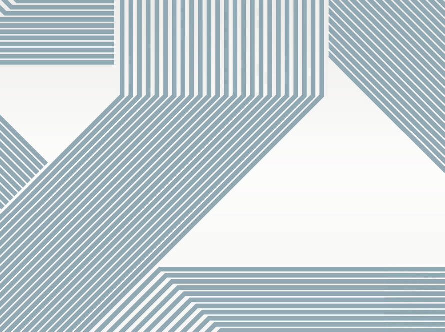 Blue stripes on white background